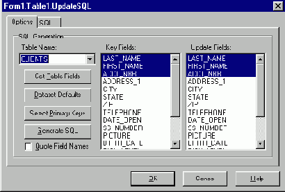  TUpdateSQL